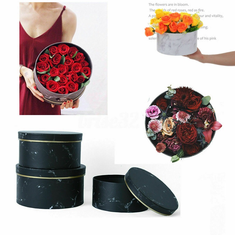 3Pcs Florist Hat Boxes Xmas Fl - Florist Supply Vases recension och pris