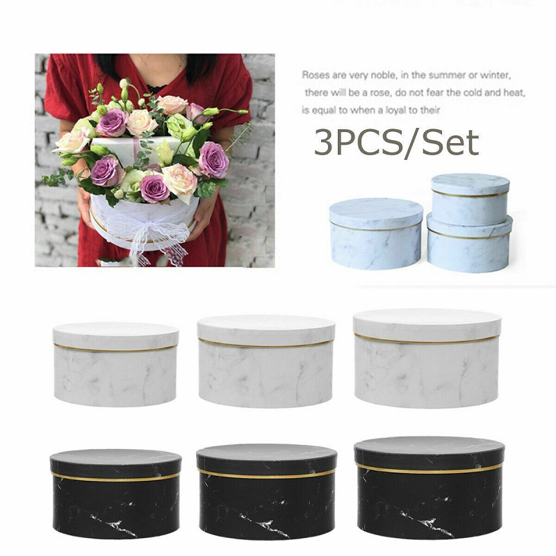 3Pcs Florist Hat Boxes Xmas Fl - Florist Supply Vases recension och pris