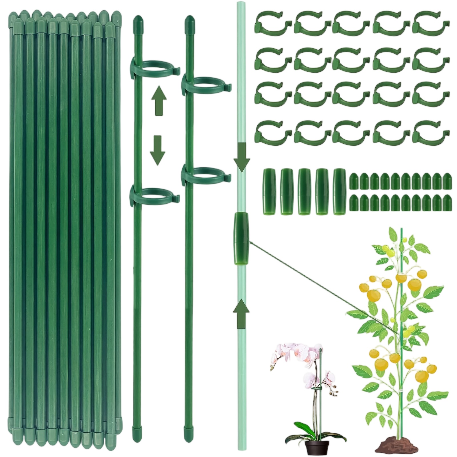 Plant Supports Rod Single Stem - Florist Supply Bulk recension och pris