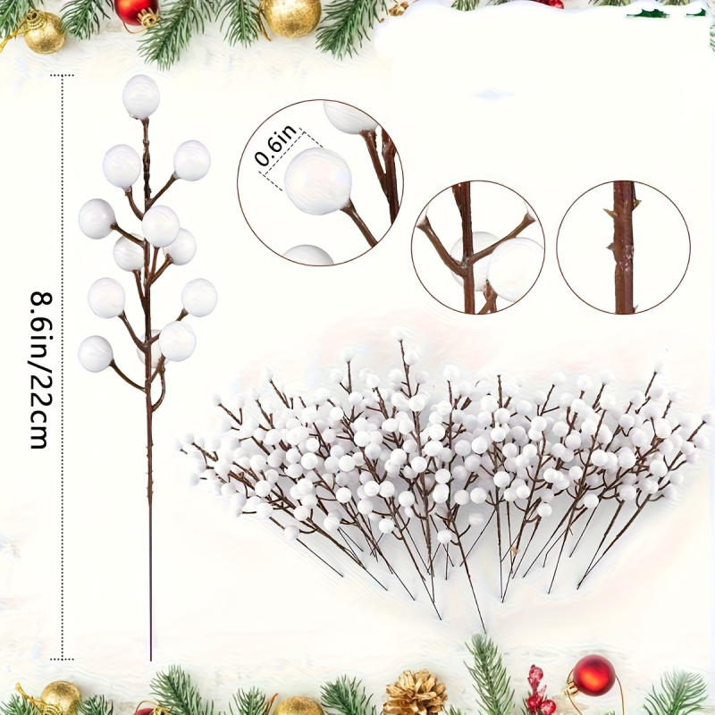 24pcs Artificial Flowers Berry - Florist Supply Bulk recension och pris