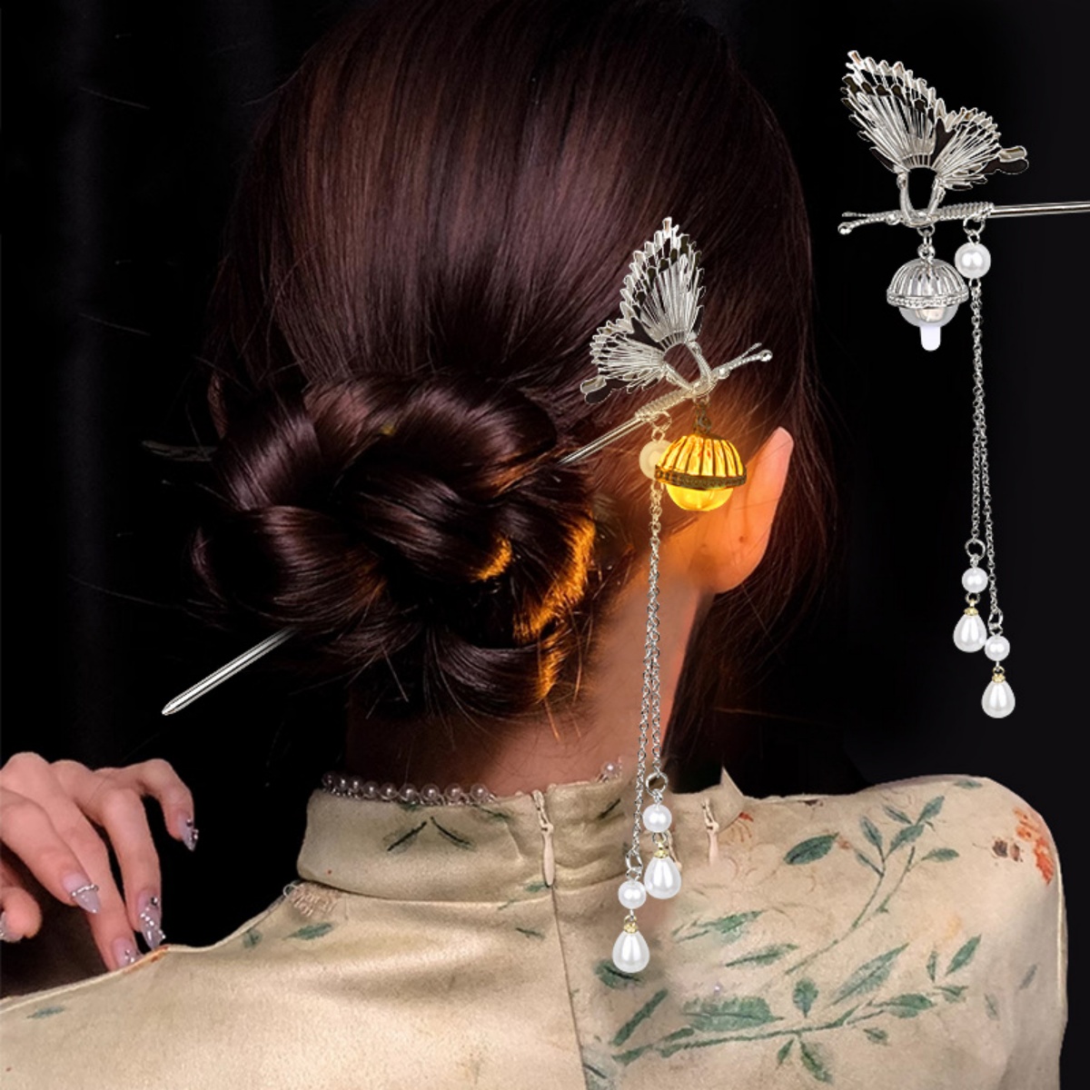 Luminous Flower Hairpin Women  - Supply Florist recension och pris