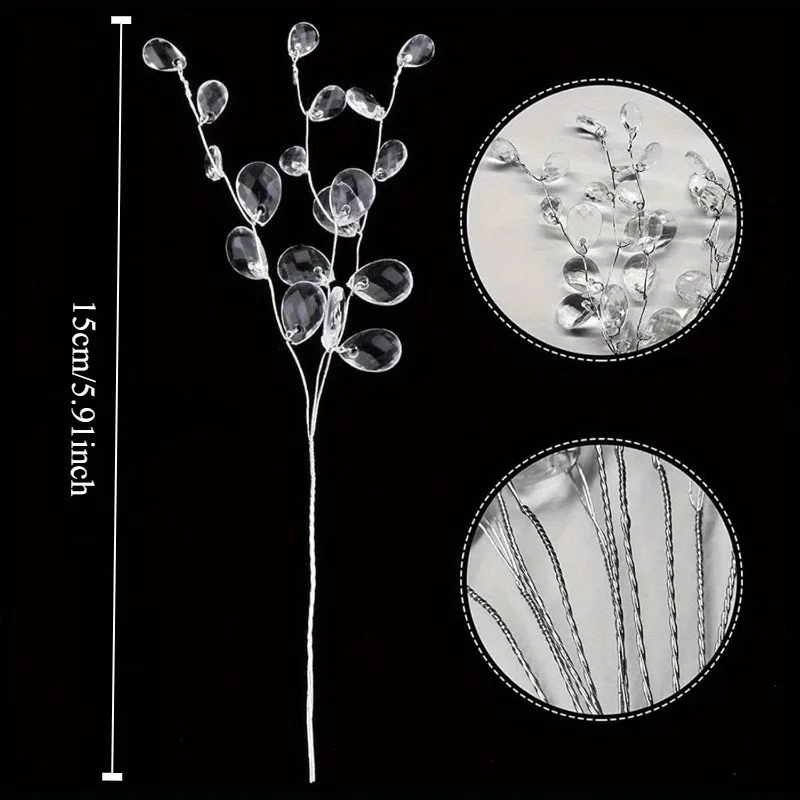 10/20pcs Acrylic Bead Flower S - Florist Supply Bulk recension och pris